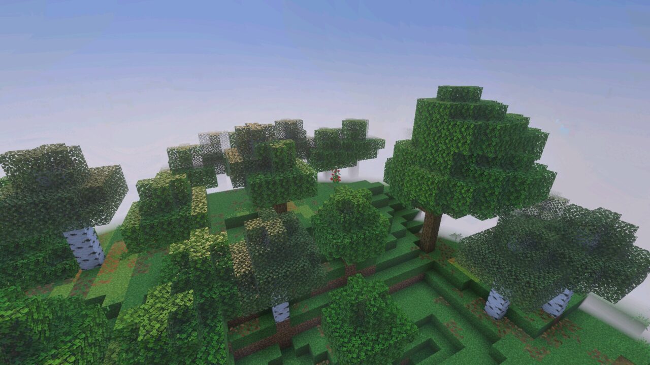 Forest from Alpha Optimizer Shader for Minecraft PE