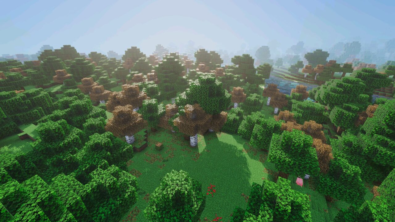 Forest from Astralex Visuals Shader for Minecraft PE