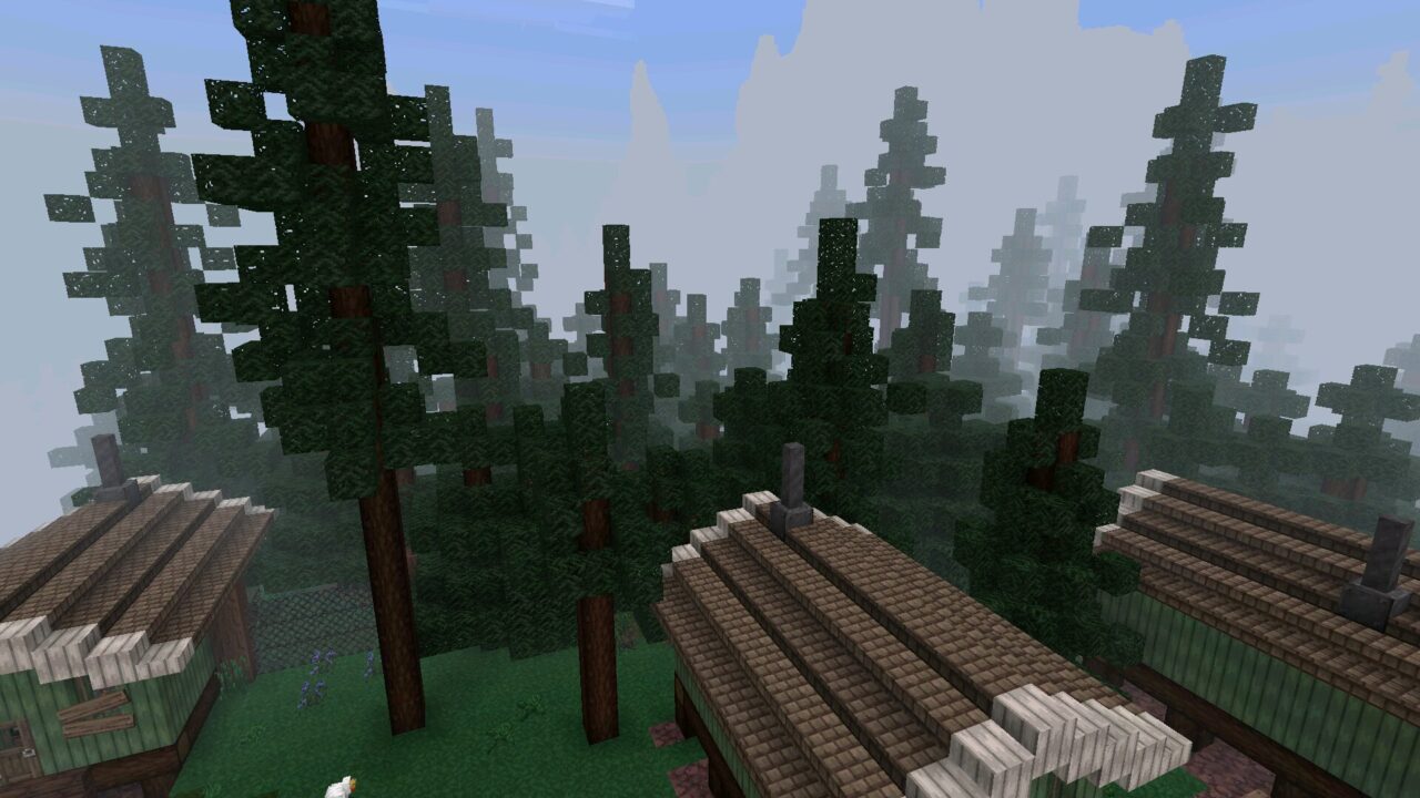 Forest from Mothman mod for Minecraft PE
