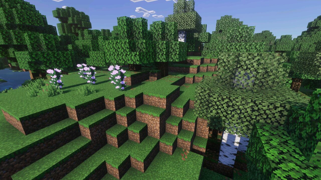 Forest from Zyra Visuals Shader for Minecraft PE