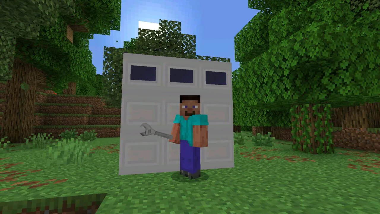 Garage Doors Mod for Minecraft Bedrock