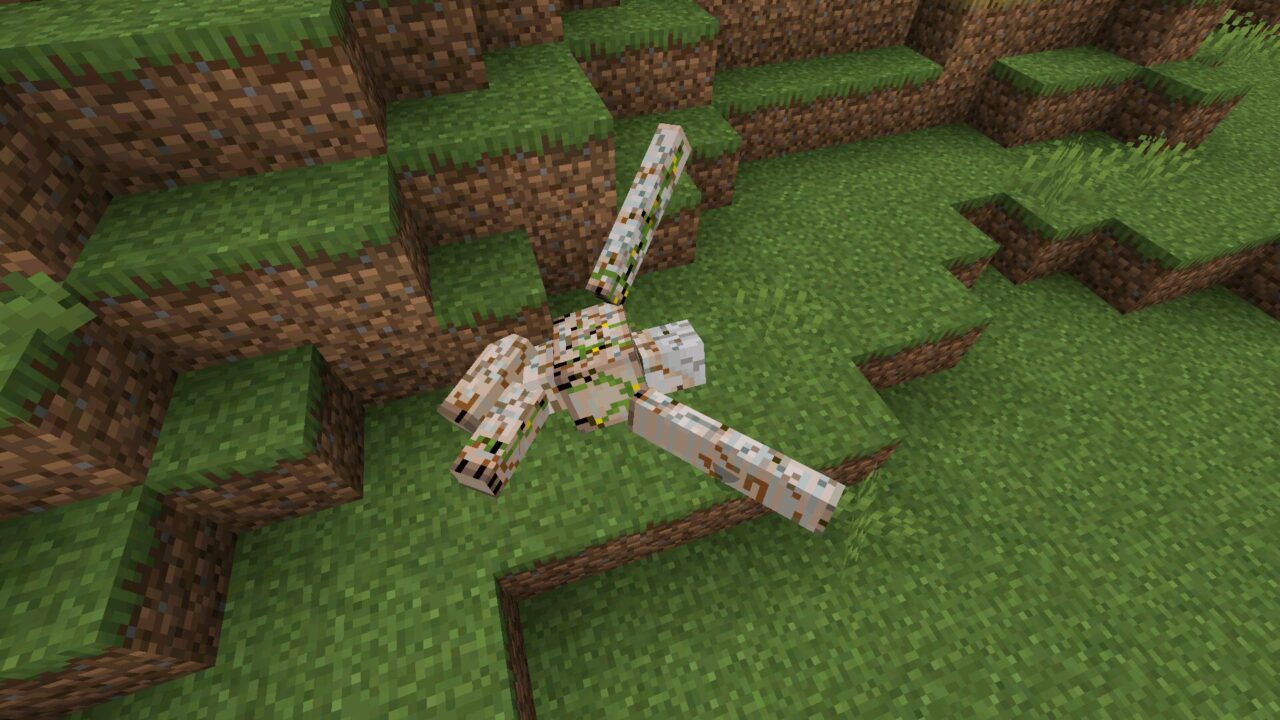 Golem from Real Ragdoll Mod for Minecraft Bedrock