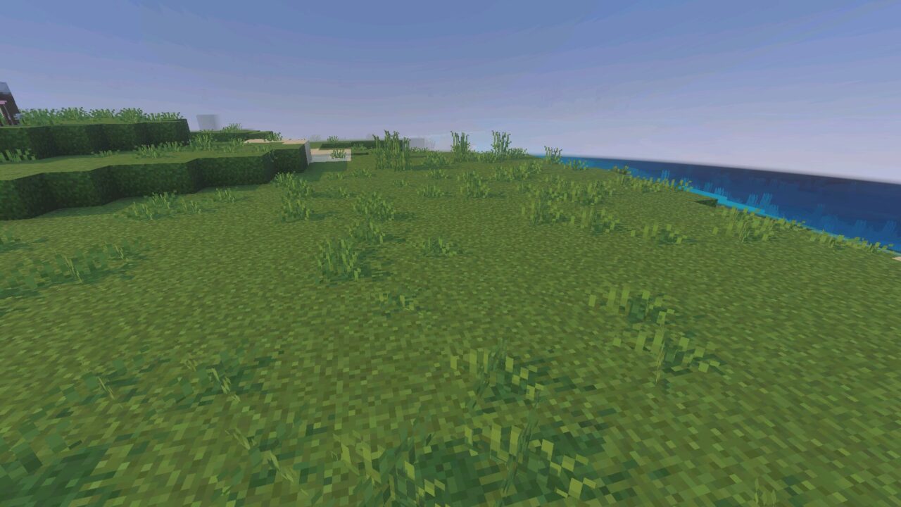 Grass from Alpha Optimizer Shader for Minecraft PE
