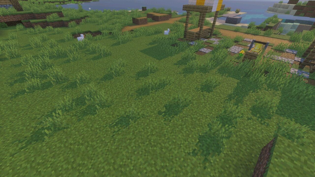 Grass from Continuum Shader for Minecraft PE