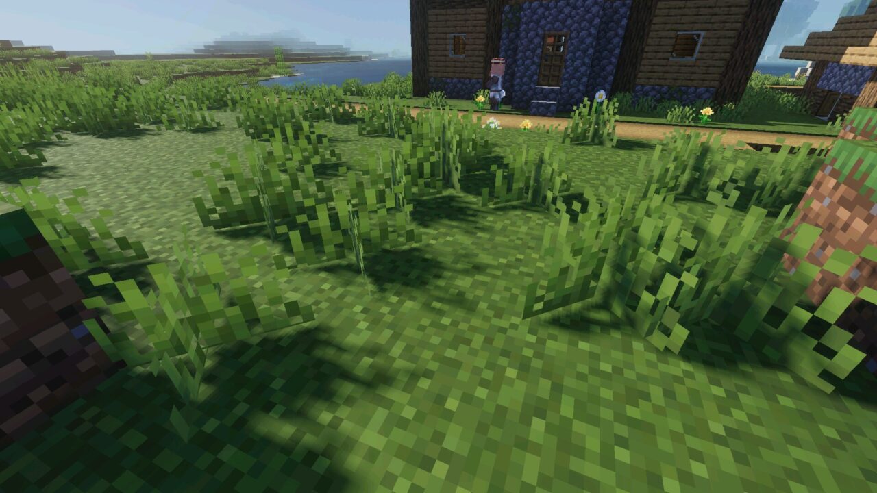 Grass from Zyra Visuals Shader for Minecraft PE