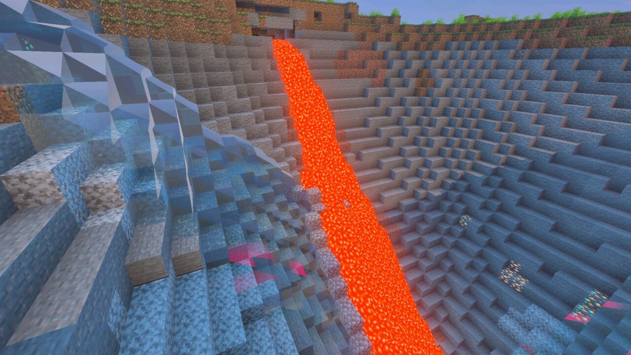 Lava from Cat RTX Shader for Minecraft PE