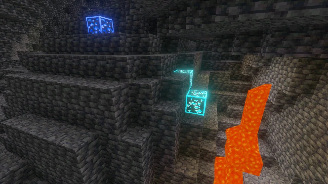 Lava from Clear Sight Texture Pack for Minecraft Bedrock