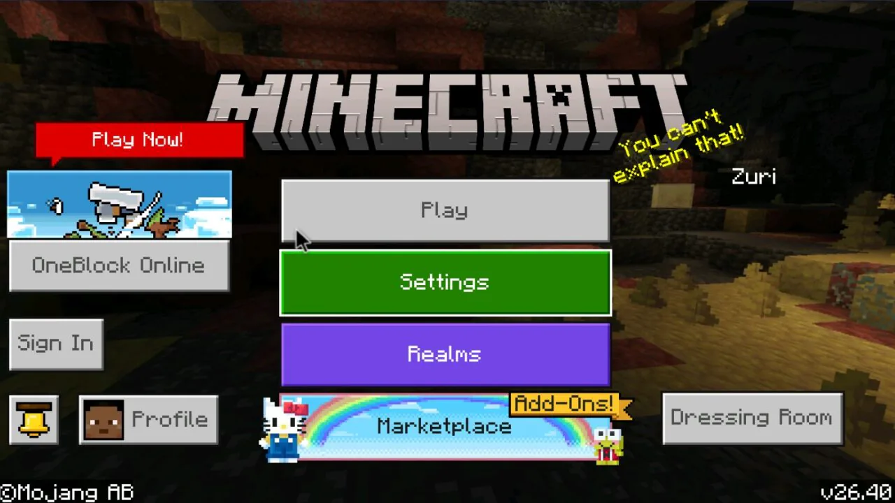 Download Minecraft 26.40