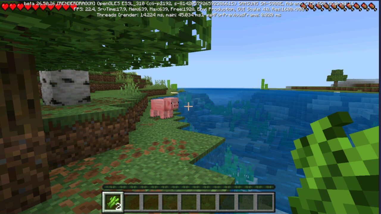 Minecraft 26.50.26 gameplay