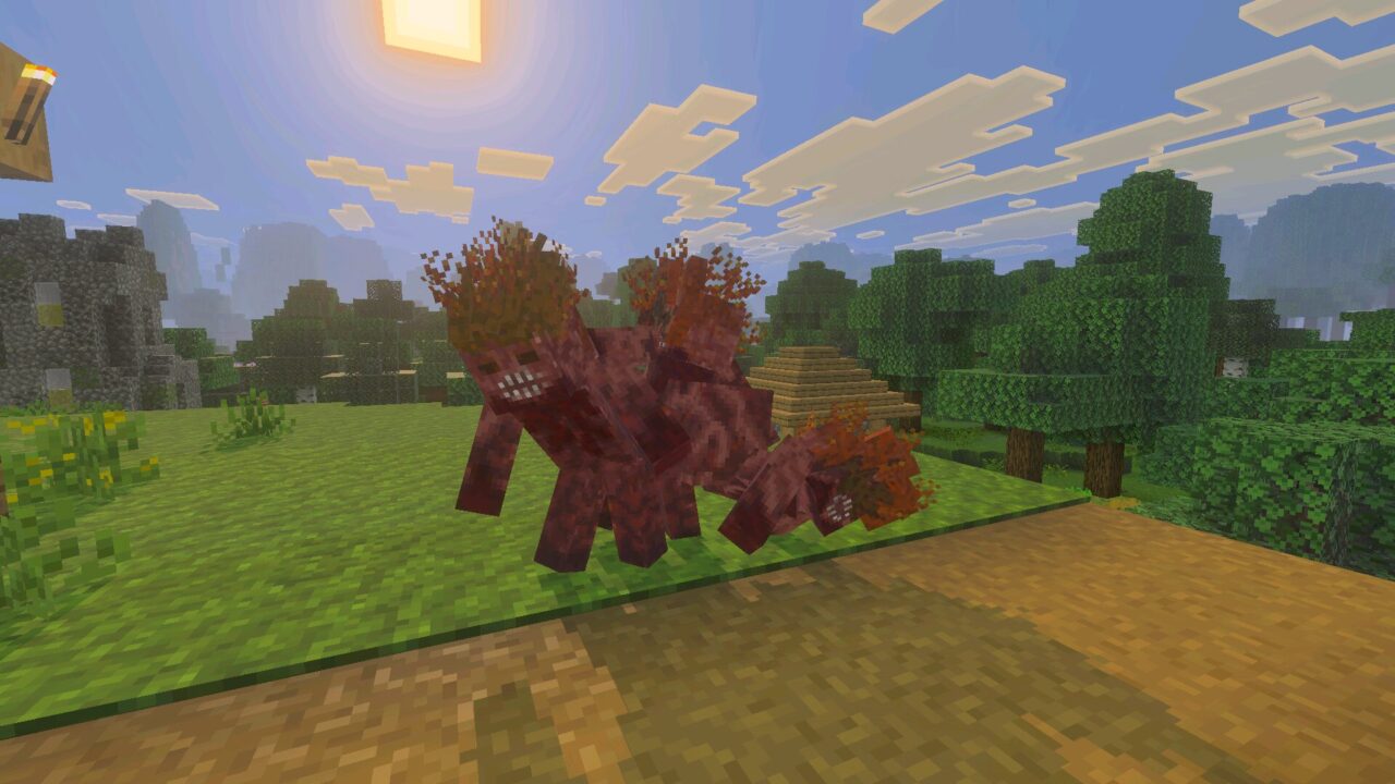 Monsters from Cordyceps mod for Minecraft PE