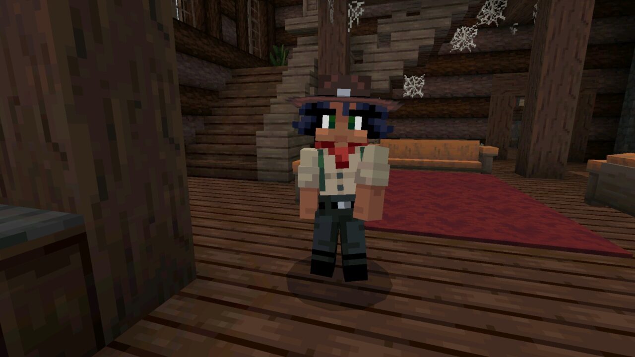 NPC from Mothman mod for Minecraft PE