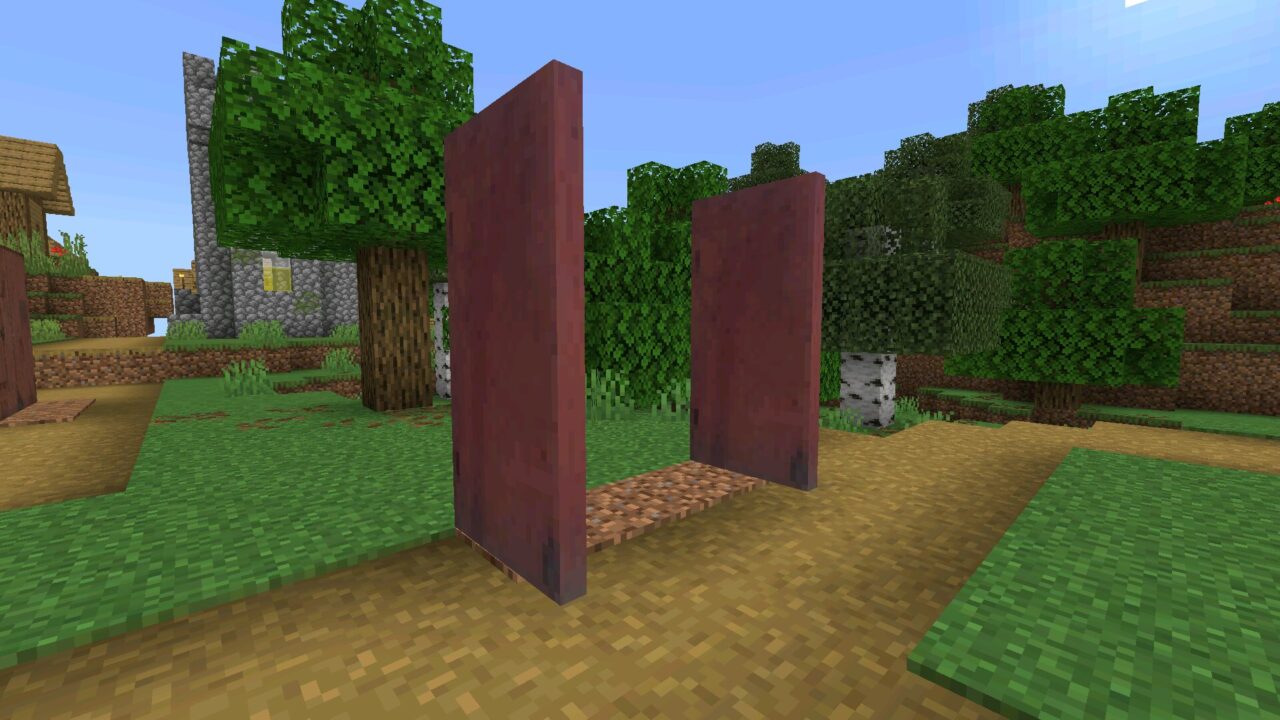 Opened from Garage Doors mod for Minecraft Bedrock