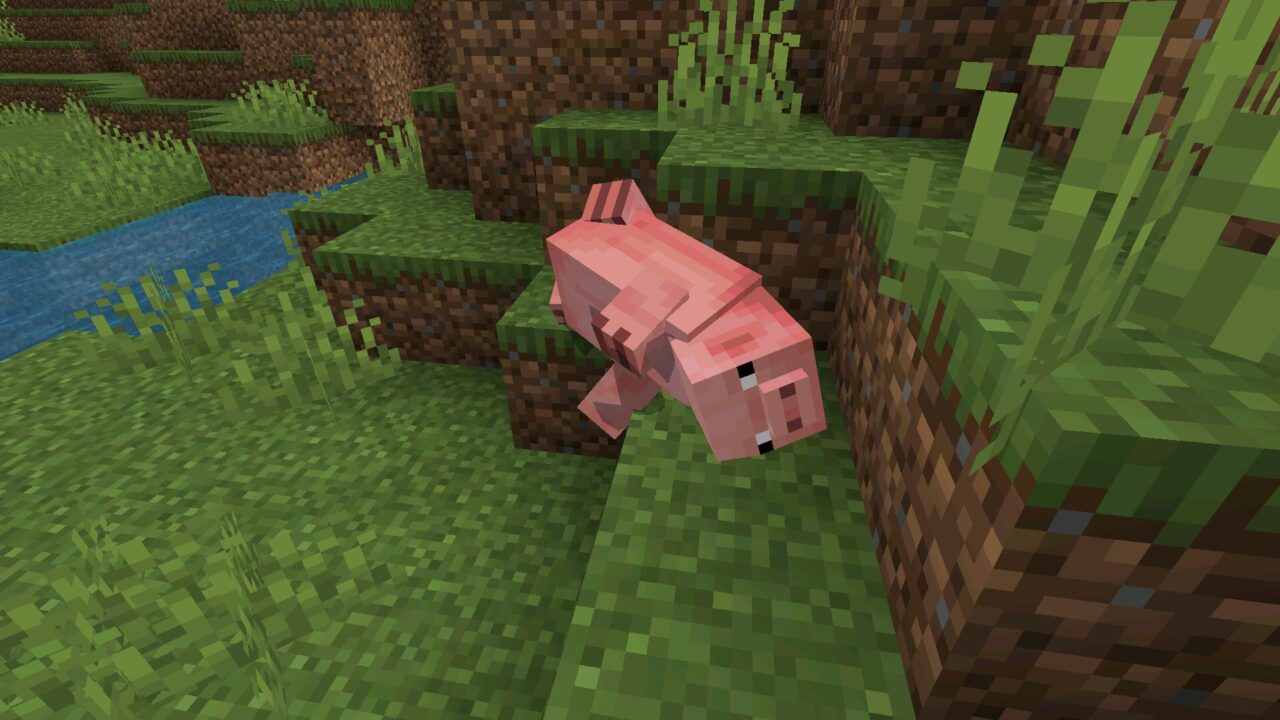 Pig from Real Ragdoll Mod for Minecraft Bedrock