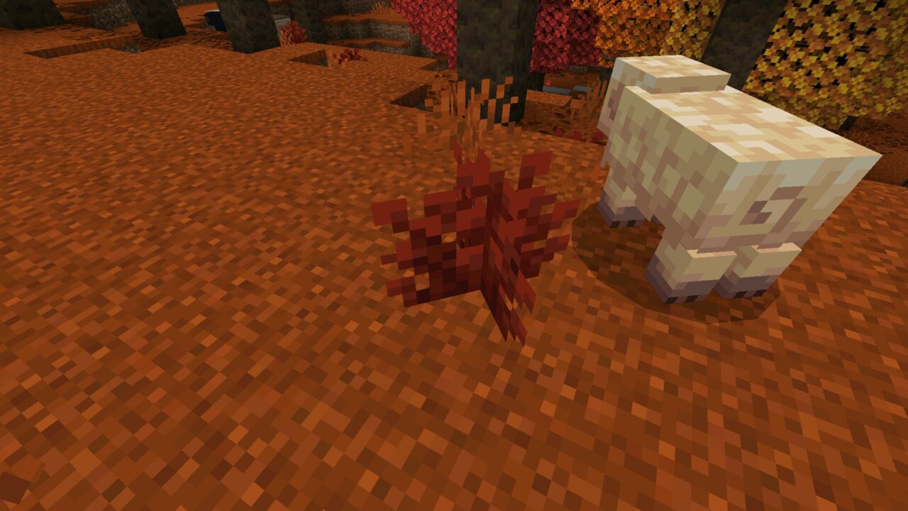 Red Shrub from Minecraft 26