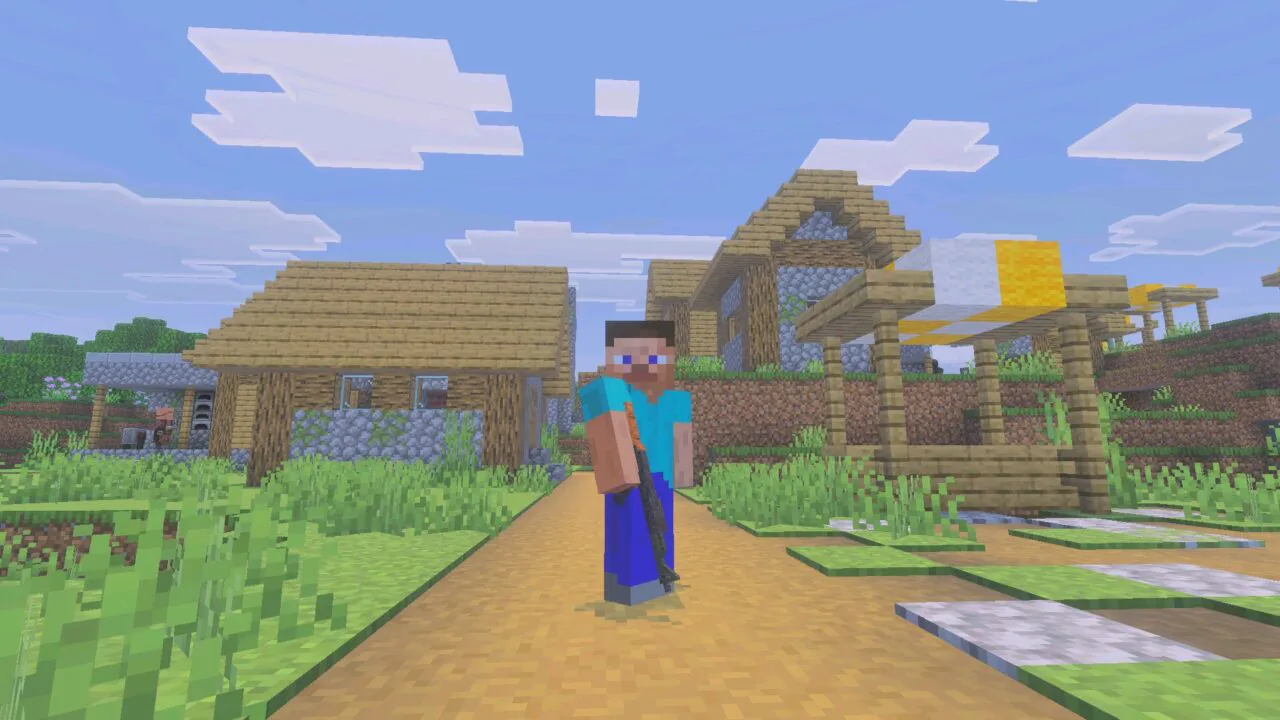 Steve from Havoc Guns Mod for Minecraft PE
