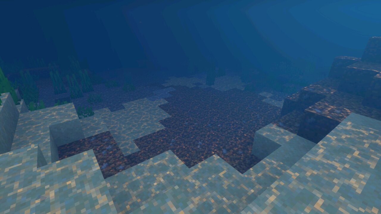 Underwater from Cat RTX Shader for Minecraft PE