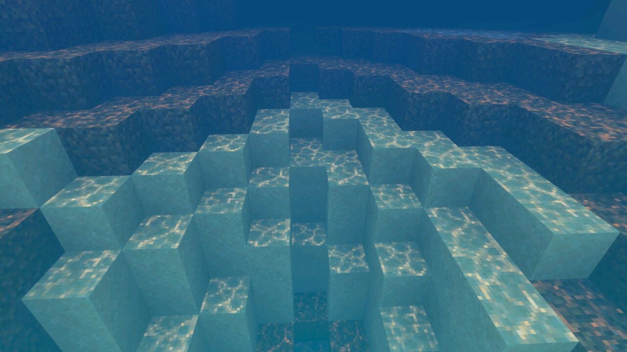 Underwater from Gemini Ultra Boost Shader Minecraft PE
