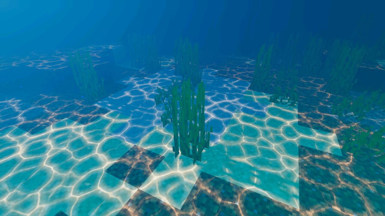Underwater from Mike Visuals Shader for Minecraft PE