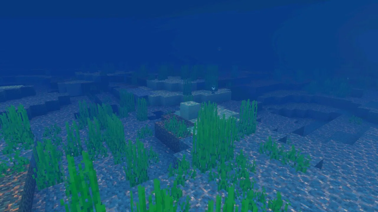 Underwater from Vulkan Core texture pack for Minecraft PE