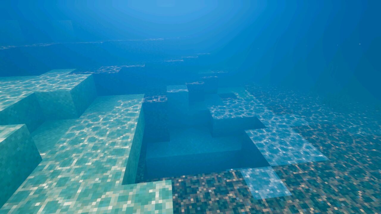 Underwater from Zyra Visuals Shader for Minecraft PE