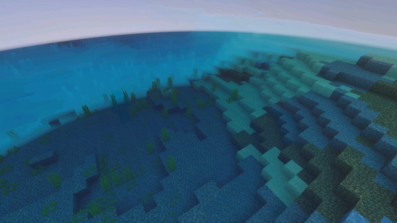 Water from Alpha Optimizer Shader for Minecraft PE