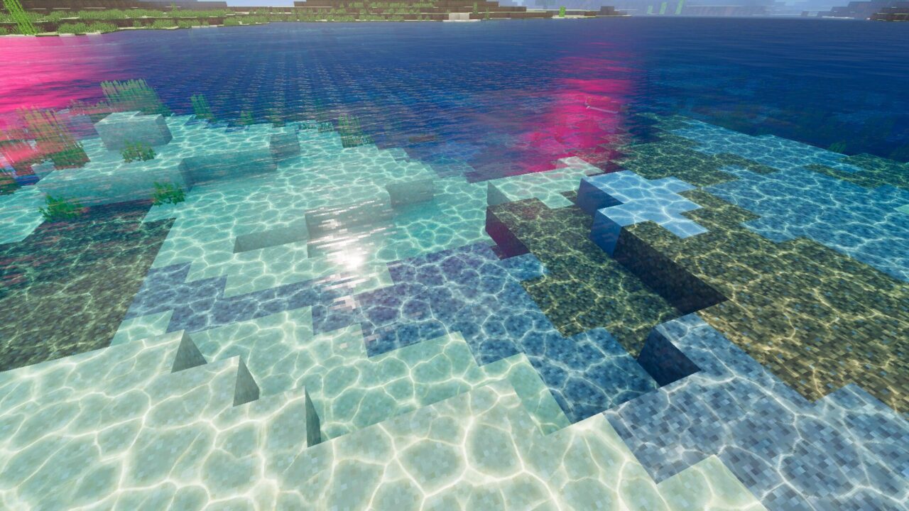 Water from Mike Visuals Shader for Minecraft PE