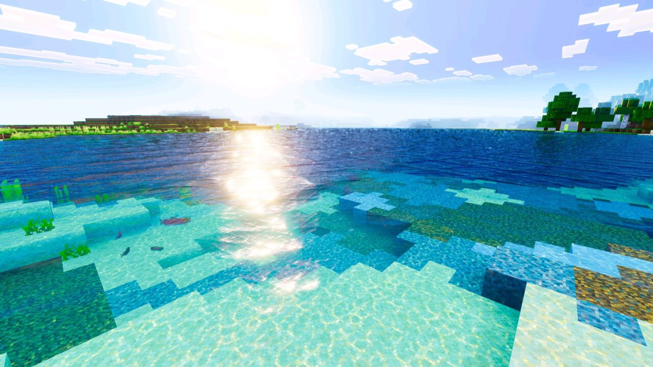 Water from Nexora Visuals Shader for Minecraft PE