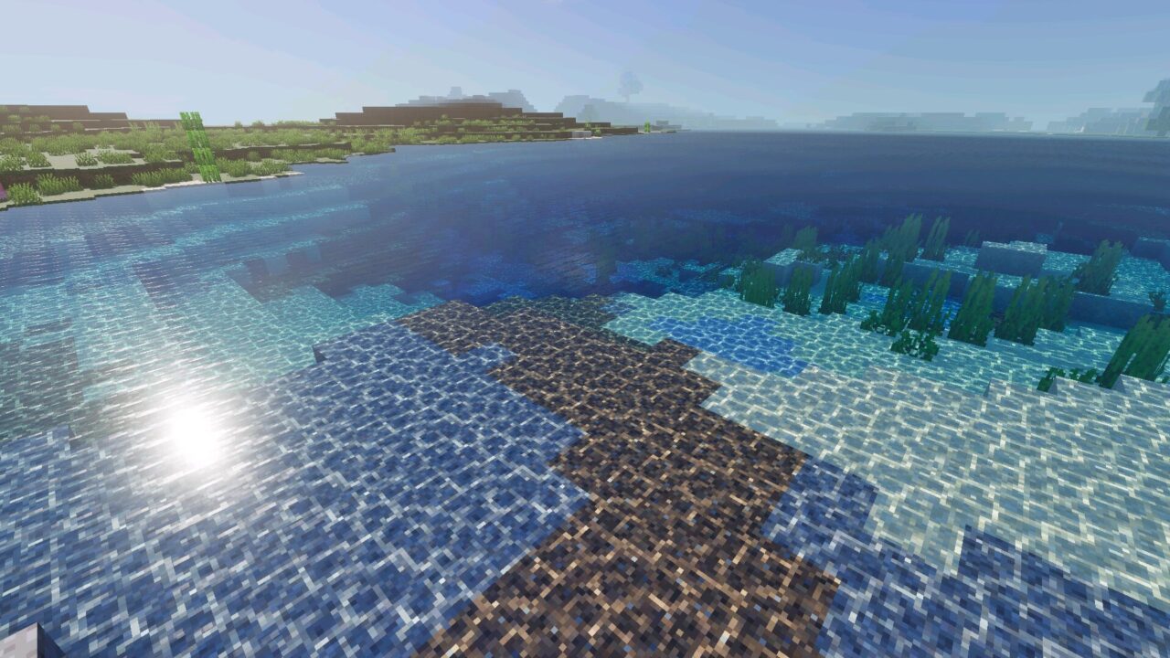 Water from Zyra Visuals Shader for Minecraft PE