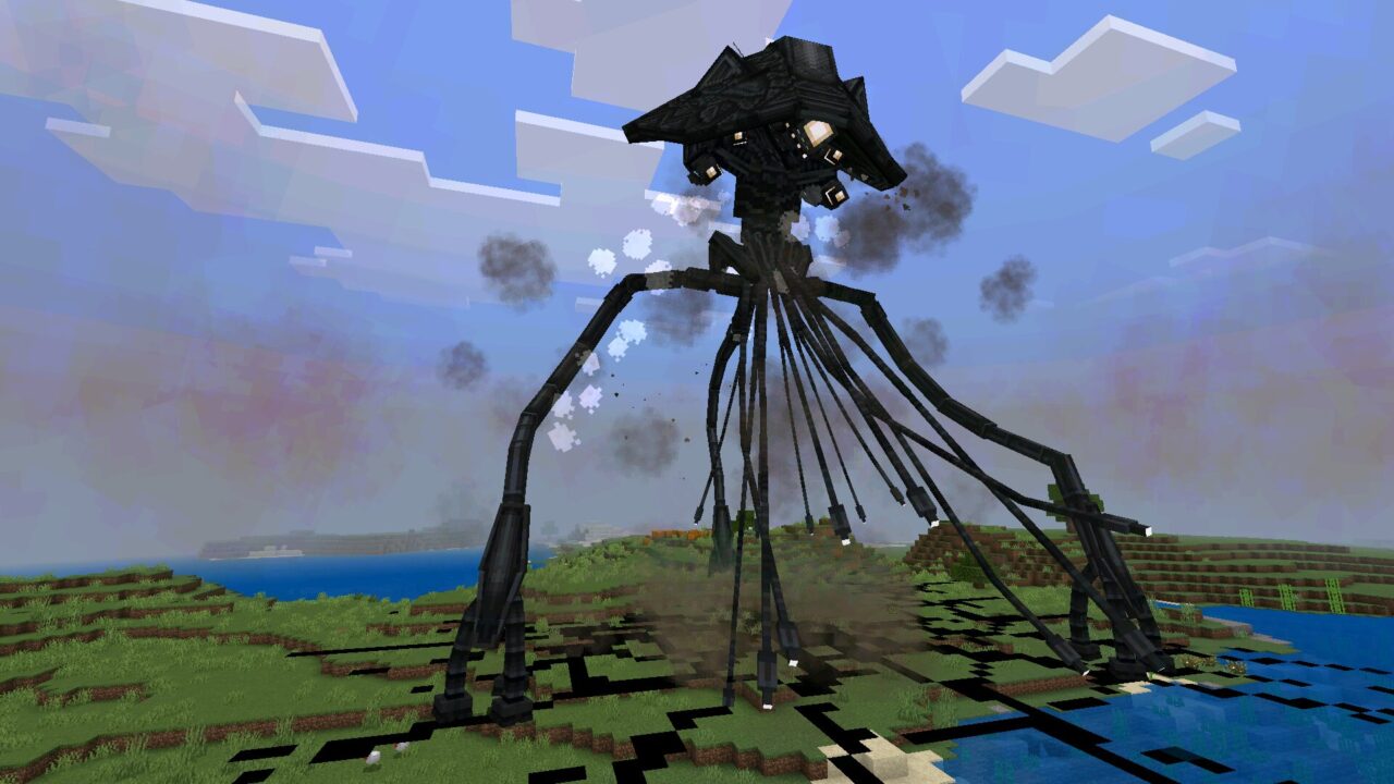 Boss from War Of The Worlds Mod for Minecraft Bedrock