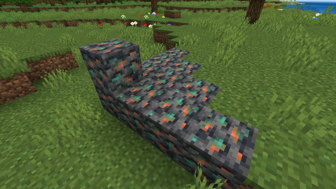 Copper from Ore Boost Mod for Minecraft Bedrock
