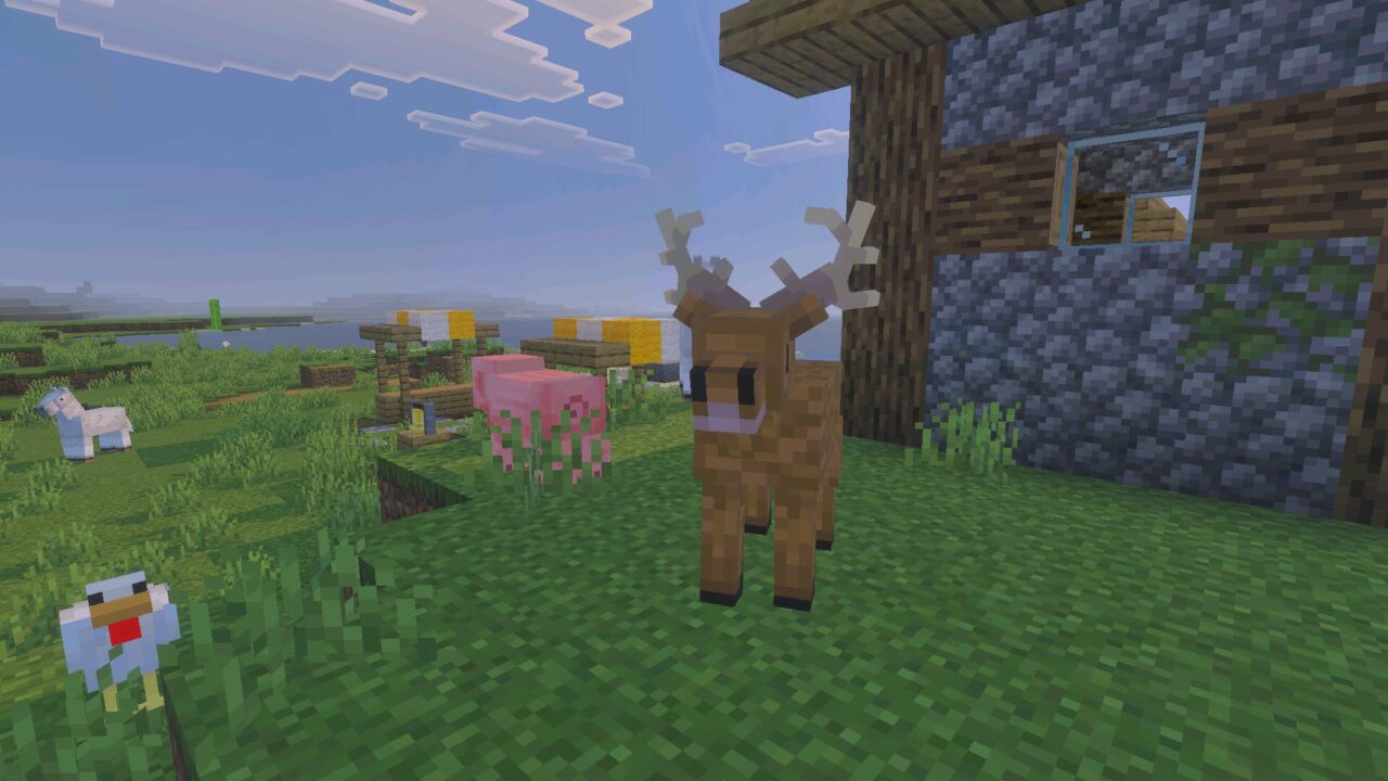 Deer from Holy Greece Mod for Minecraft Bedrock
