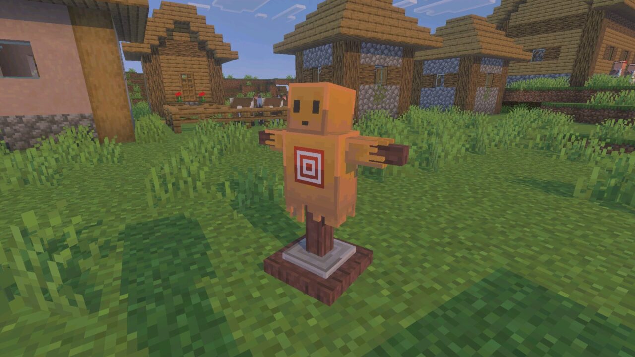 Dummy from Holy Greece Mod for Minecraft Bedrock