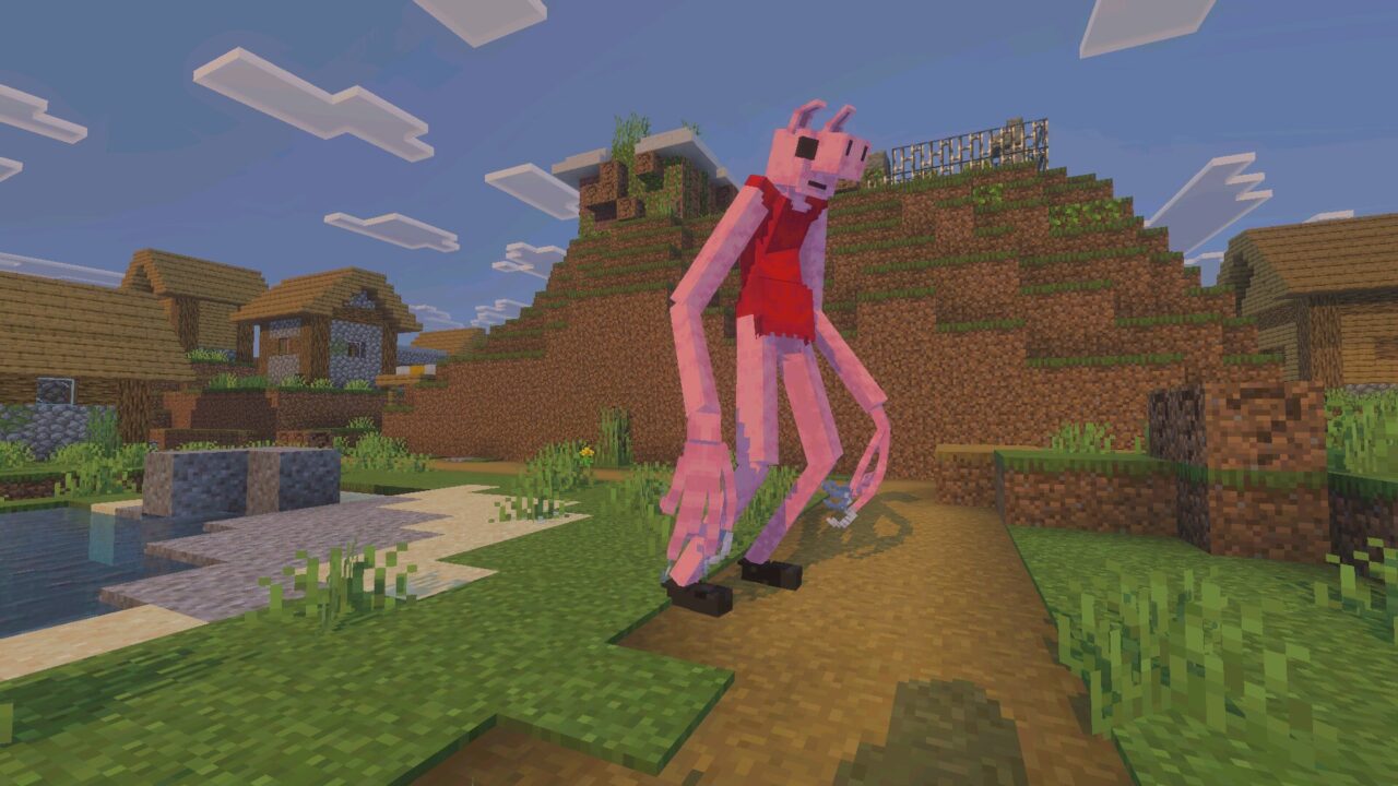 Enemy from Peppa Pig Dweller Mod for Minecraft Bedrock