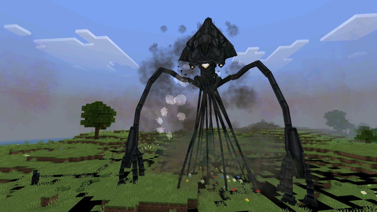Enemy from War Of The Worlds Mod for Minecraft Bedrock