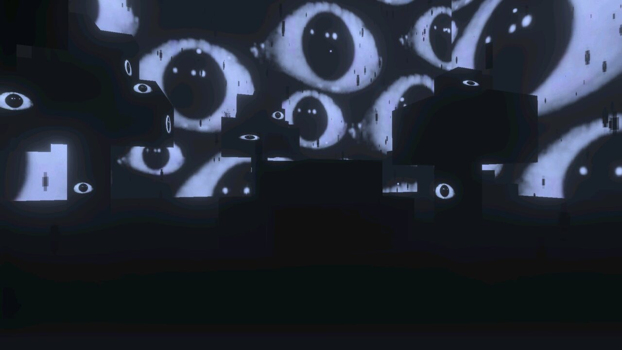Eyes from Shadow in Nightmare Mod for Minecraft Bedrock