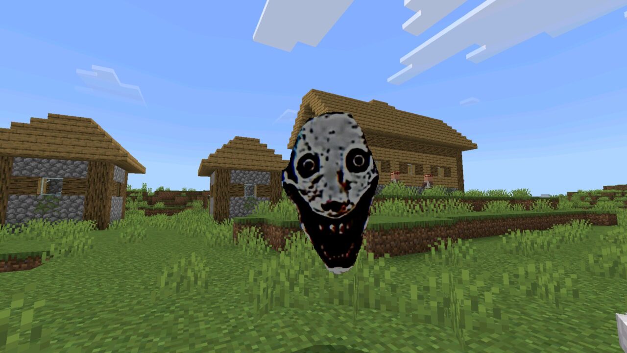 Face from Uncanny Days Mod for Minecraft Bedrock
