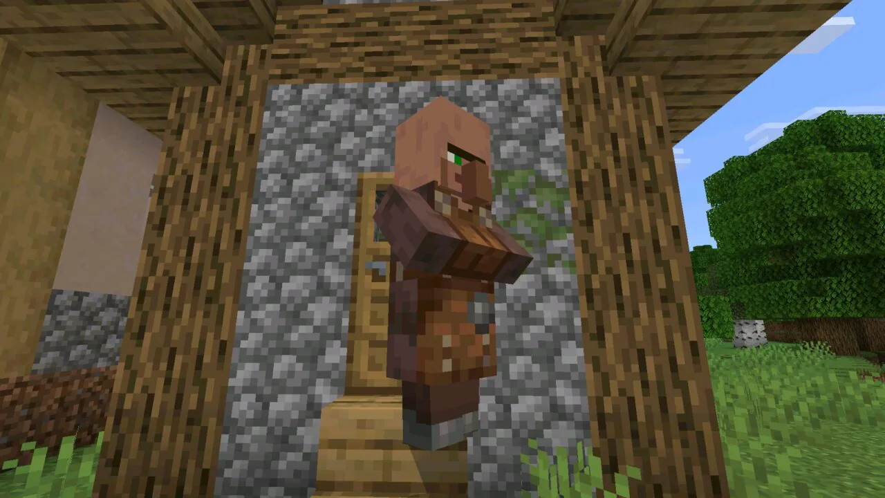House from Higher Discount From Cured Villagers Mod for Minecraft Bedrock