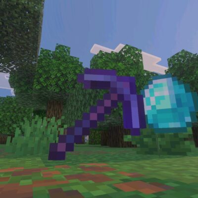 Leaves Give OP Items Mod for Minecraft Bedrock