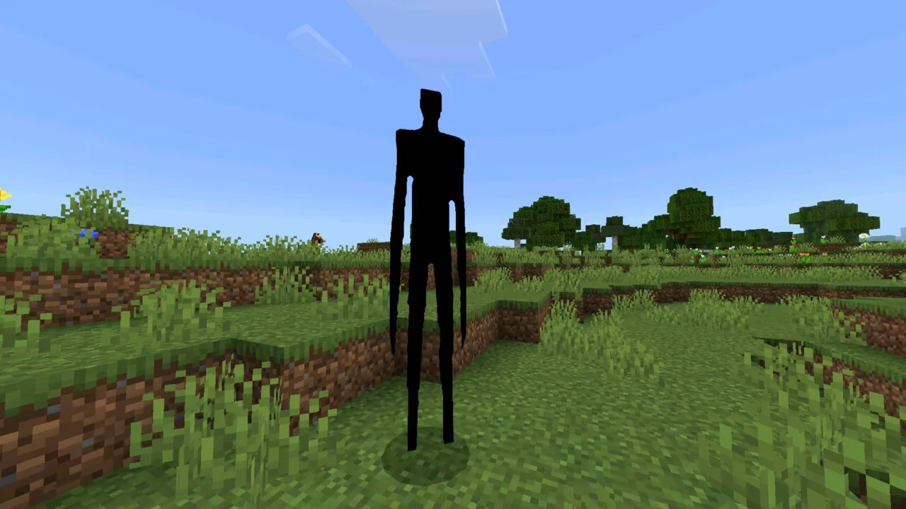 Monster from Please Leave Me Alone Mod for Minecraft Bedrock