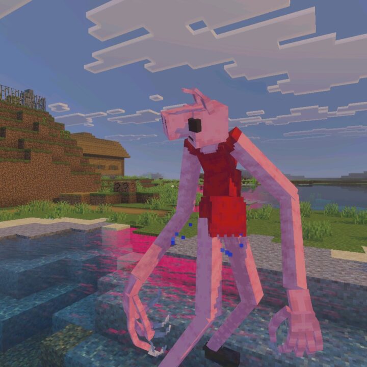 Peppa Pig Dweller Mod for Minecraft Bedrock