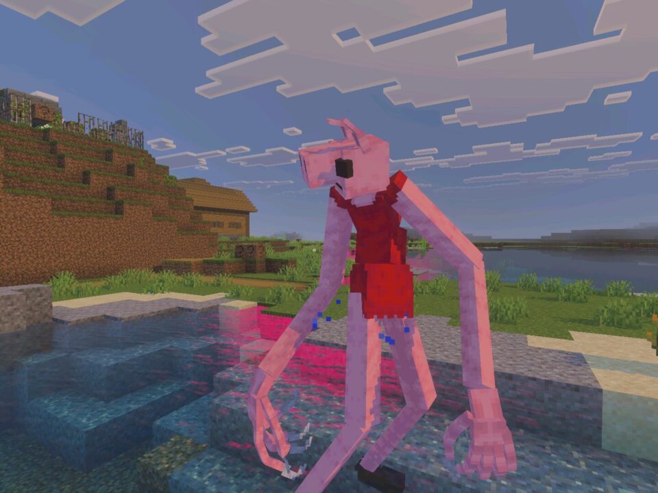 Peppa Pig Dweller Mod for Minecraft Bedrock