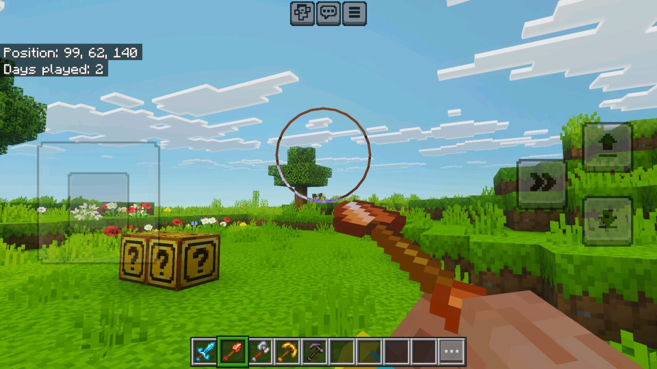 Spear from View Model Texture Pack for Minecraft Bedrock