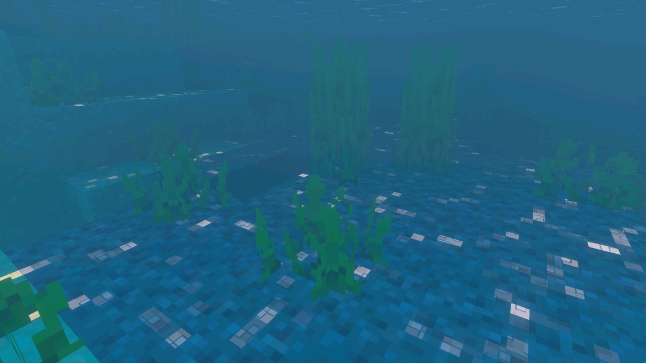 Underwater from BC Visual Shader for Minecraft Bedrock