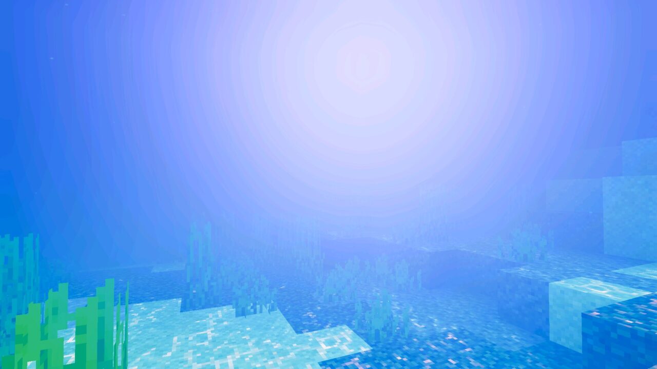 Underwater from Reze Visuals Shader for Minecraft Bedrock