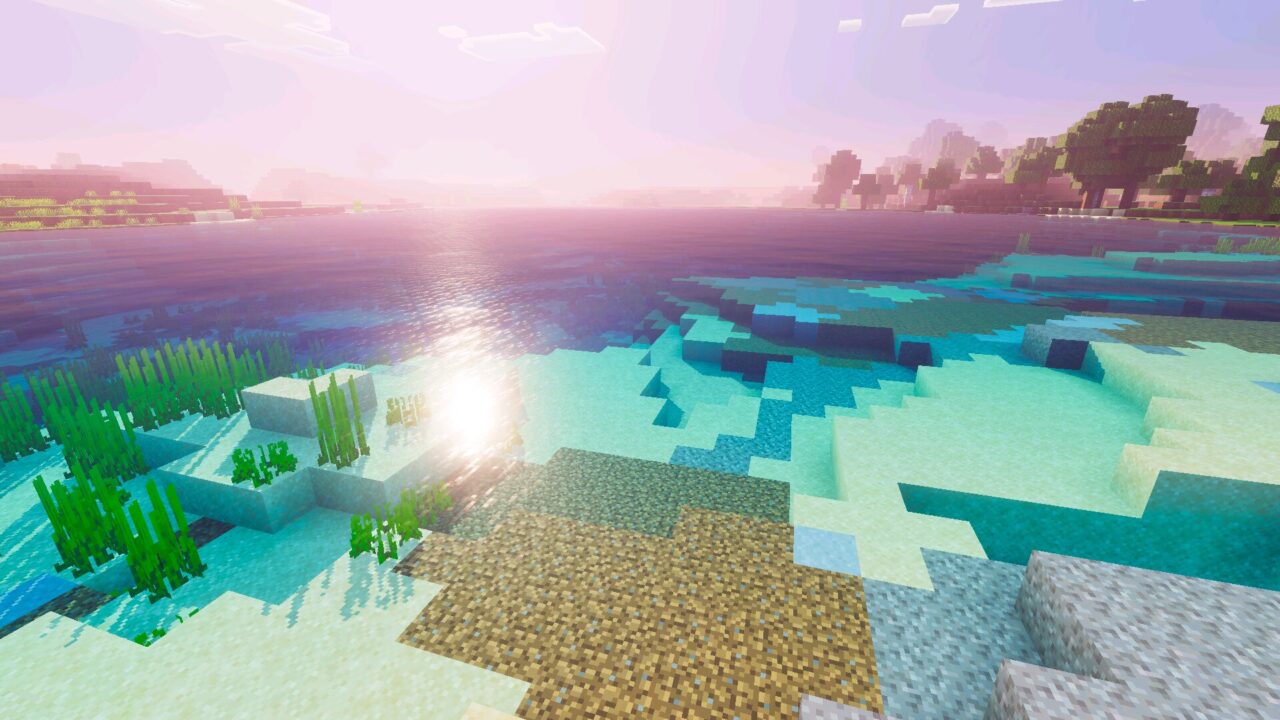 Water from Arvix Visuals Shader for Minecraft Bedrock