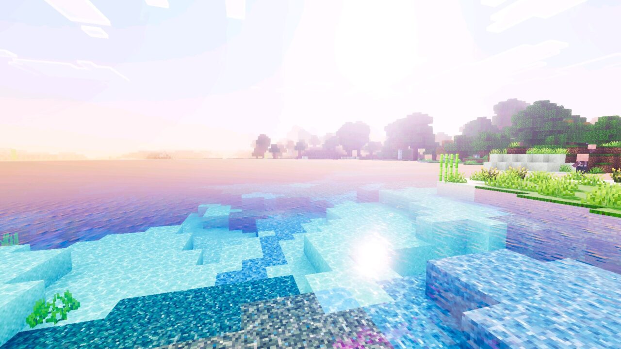 Water from Reze Visuals Shader for Minecraft Bedrock