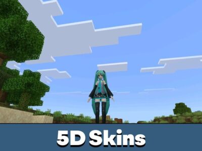 5D Skins Mod for Minecraft Bedrock