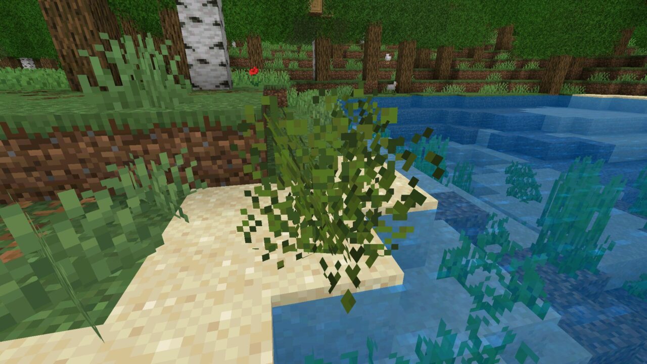 Bush from Arborea Mod for Minecraft Bedrock
