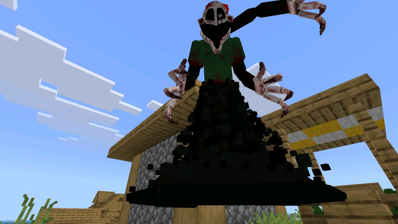 Enemy from Omedweller Mod for Minecraft Bedrock