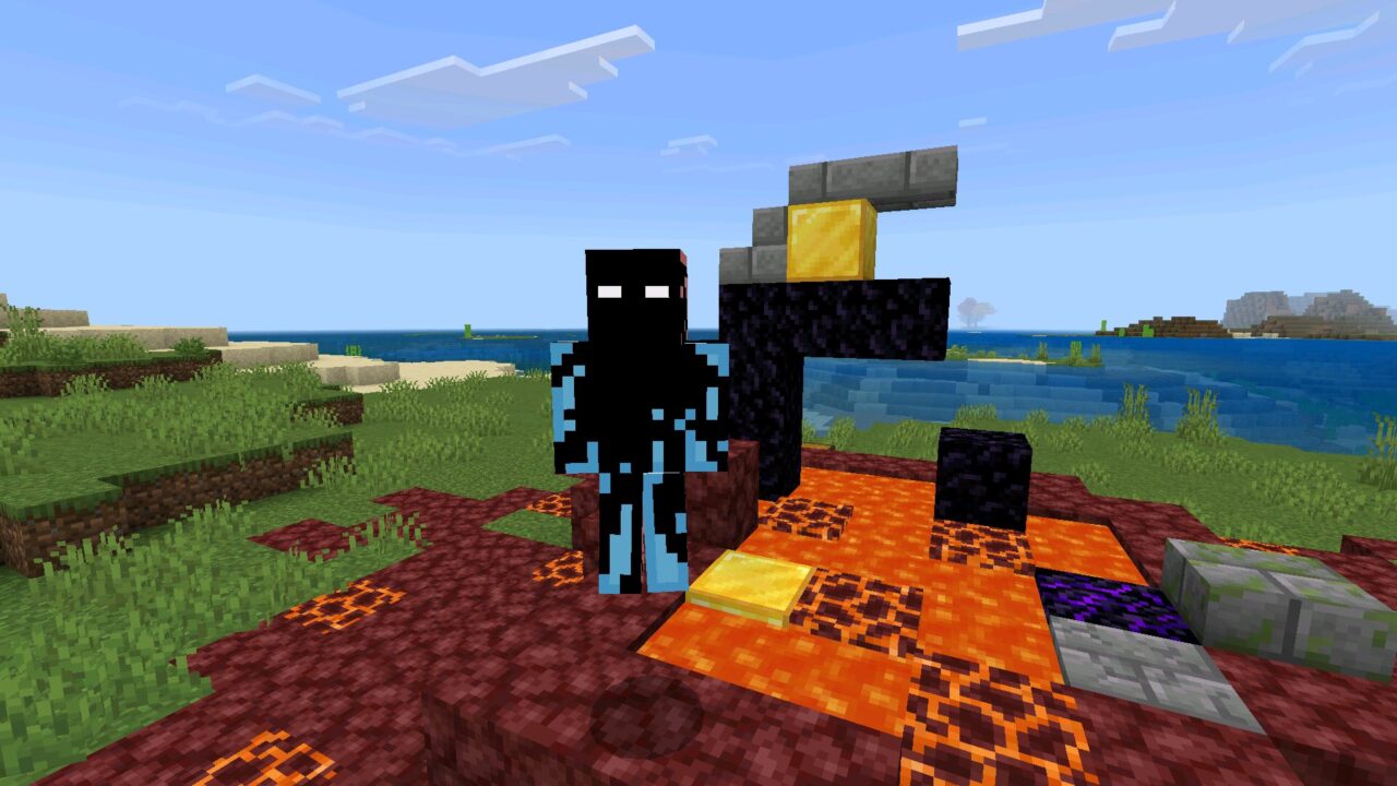 Enemy from Split Self Mod for Minecraft Bedrock